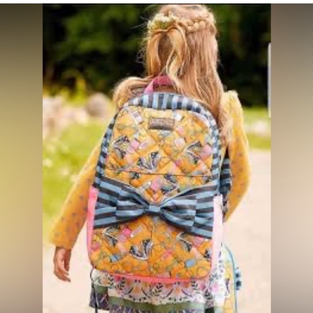 Matilda Jane colorful backpack 15”x17”